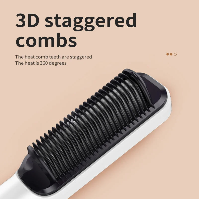 FluffiIon- Peigne Ionique Rechargeable
